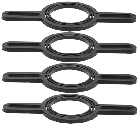 OUNONA 4 Supports Adaptateurs en Plastique pour Haut-parleurs Automobiles Entretoises de Montage pour Tweeter Stéréo Absorption des Vibrations Amélioration Audio Voiture Installation