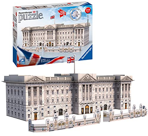 Ravensburger Buckingham Palace 3D Jigsaw Puzzle for Adults & Kids Age 10 Years Up - 216 Pieces - No Glue Required