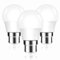 Caldarax Bayonet Light Bulbs, 5W LED B22 Bayonet Cap Bulb 40W Equivalent, 450LM Natural White 4000K LED Golf Ball G45 Mini Globe Energy Saving Light Bulbs, Non-Dimmable, 3 Pack