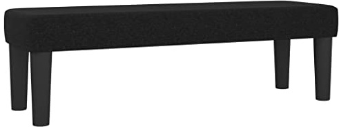 vidaXL Sitzbank Schwarz 100x30x30 cm Stoff