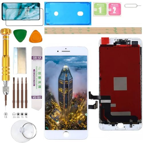 Gadget Troops (Incell) LCD Display Assembly for iPhone 7+ Plus A1784, A1661, A1785, A1786 Screen Replacement kit (White)
