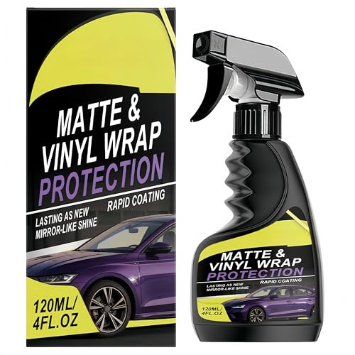 Spray Protettivo per Pellicole Viniliche Opache – Zero Lucentezza, Quick Detailer, Anti-Impronta, Detergente per Vernici Opache Auto (Tutte le Stagioni) – Pulizia e Cura del Rivestimento (1Pezzo)