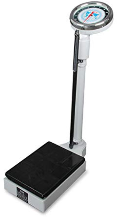 Gewichtswaage,Medizinische Digitalwaage mit Höhenmessstab,Personenwaagen für mechanische Ärzte, gesunde Monitore für Körperwaage/Gewicht, Heim/Schule/Fitnessstudio/Krankenhäuser