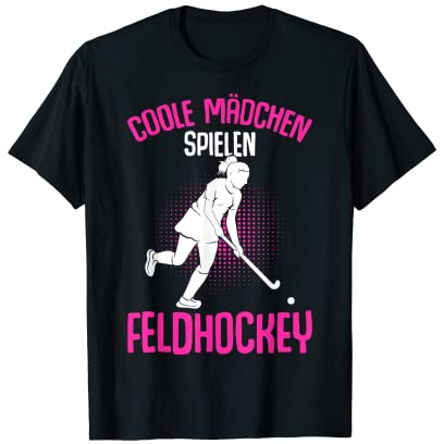 Coole Mädchen spielen Feldhockey Hockey Kinder T-Shirt