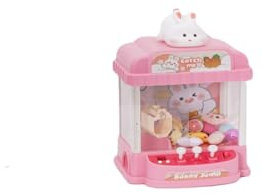 Macchina ad Artiglio per Bambini con 5 Bambole e 5 Palline Macchina Artiglio Arcade con Musica Mini Distributore Automatico di Giocattoli Grabber Caramelle Machine Regalo per Natale e Compleanno