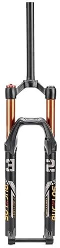 WANGSHAOWEI Cykelgaffel cykel luftgaffel 26 27,5 29 MTB fjädergaffel 1–1/8 tum konisk/rakt rör cykel gafflar med plug-in cykel del cykelgafflar (straight-26)