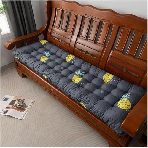 Cojín de asiento para banco de exterior, para alféizar de ventana, silla, columpio de porche, resistente a la intemperie, cojín para muebles de patio para banco de jardín