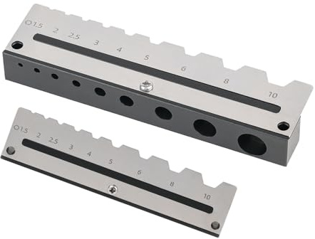 Naqqios Supporto per chiavi esagonali - Supporto a parete montato, per riporre 9 strumenti Set Torx - per scrivania, costruzione, meccanico, elettricista, produzione e idraulici
