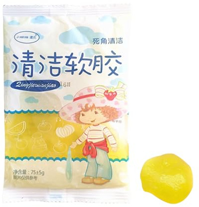 Keyboard Dust Cleaner - Car Putty Gel, Flexible Soft Rubber Slime, Effective Detail Cleaning, Multifunctional Auto Slime | Auto Interior Vent Laptop Computer Phone Crevice Dust Removal