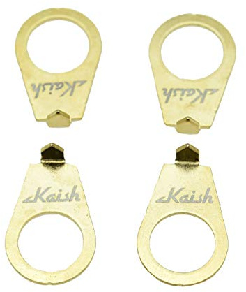 KAISH Lot de 4 boutons de guitare LP Plaque pointeur 3/8 Indicateur de position pour USA LP Les Paul ou CTS Pots Or