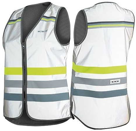 Wowow Chaleco Lucy Jackett Fr Totalmente Reflectante Blanco/Amarillo/gris