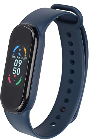 Sport-Smart-Armband, Wasserdichtes IP67-Smart-Armband mit Schrittzähler, Herzfrequenzmesser, Schlafmonitor, APP-Nachricht, Genaue Aufzeichnung von Schritten, Entfernung, Verbrannten Kalorien Usw