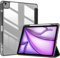 ProCase Hülle für iPad Air 13 Zoll (M3/M2 2025/2024) mit Stifthalter iPad Pro 12.9 Zoll (6/5/4/3Gen) Case, 13 iPad Air M3 2025/ M2 2024, Cover mit transparent Rückseitenschale Schutzhülle -Schwarz