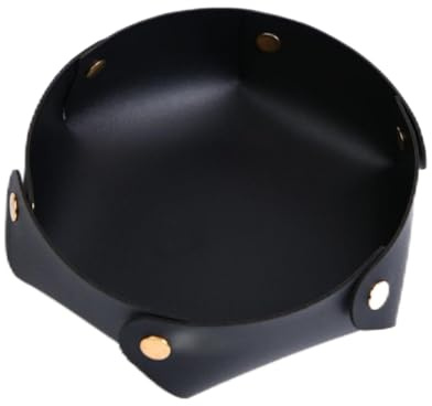 usefulbeauty Taschenleerer Aus Leder - Leder Taschenleerer - Ledertablett Organizer - Schlüsselablage Organizer | Für Geldbörsen, Uhren, Schlüssel, Münzen, Handys Und Büroausstattung