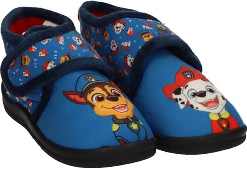 Zapatillas de Casa Media Bota Paw Patrol licencia oficial | Pantuflas Paw Patrol cómodas, suaves y antideslizantes