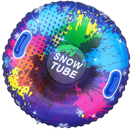 Trineo inflable de tubo de – Trineo resistente de PVC de 120 cm, Snowboard Inflable con asas | Juguetes de Diversión al Aire Libre para la Familia, para Adultos y Ocio en