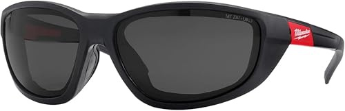 Milwaukee High Performance Schutzbrille getönt, mit Abnehmbarer Schaumstoffauflage multicolor Einheitsgröße