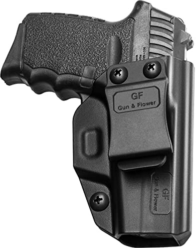 SCCY 9mm CPX1 CPX2 Holster, Inside Waistband Concealed Carry Belt Clip for Pistol, Gun Holster for Men/Women |Adj. Cant&Retention, Right Hand Orientation, Black