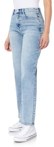 WallFlower Women's Dad Denim High-Rise Insta Vintage Juniors Jeans, Jolie, 3