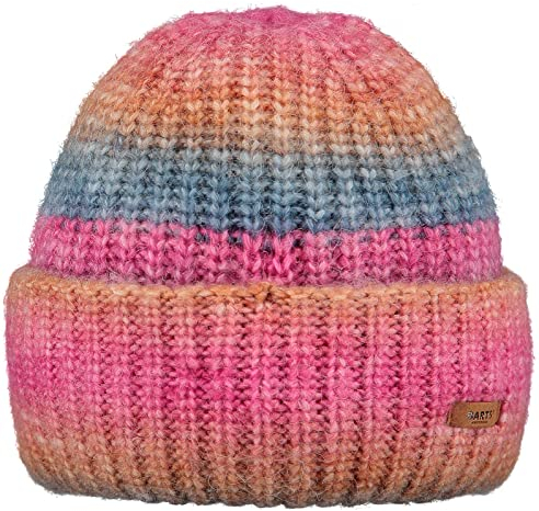 Barts Damen Beanie Vreya gestrickte Mütze mit Farbverlauf 0302 Magenta 12