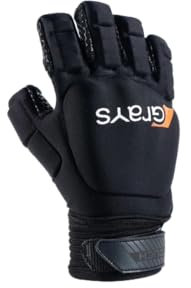 GRAYS Touch Hockey-Handschuh, rechte Hand, Schwarz, Größe L