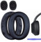 WH-1000XM2 Ersatz-Ohrpolster mit Geräuschisolierung, kompatibel mit Sony WH1000XM2 und Sony MDR-1000X Over-Ear-Kopfhörern, zusätzliche Dicke und Kunststoffstab, Schwarz