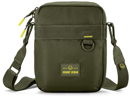 Johnny Urban Umhängetasche Herren & Damen Grün - Jayden - Kleine Crossbody Bag für Festival Freizeit Reisen - Stylische Sling Tasche - Sportliche Handytasche - Wasserabweisend