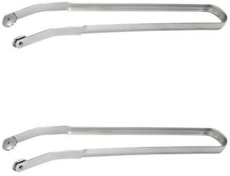 2 pièce Pince À Barbecue À Roulette Longue, Pince Grillup Pour Grille Viande, Pince Saucisse Barbecue Roulette, Pince Barbecue Inox À Roulettes, Pince De Cuisine Inox, Ustensiles De Cuisine Inox