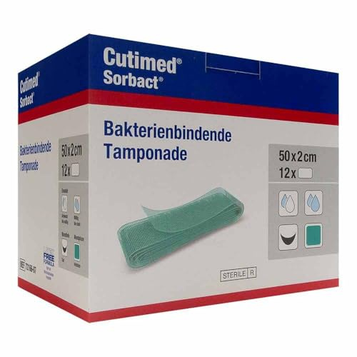 CUTIMED Sorbact Tamponaden 2x50 cm 12 St