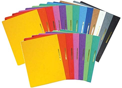 20 Brunnen extra stabile Schnellhefter aus Colorspan | Kartonschnellhefter in 13 intensiven Farben extra stark 375g (20er Pack, Alle Farben)