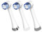 Waterpik Triple Clean Bürstenköpfe, Ersatzbürstenköpfe für Complete Care Elektrische Zahnbürsten, 3er-Pack (OTRB-3EW)