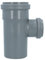 HT Rohr Abzweig Ø DN 75 x 50 mm Grau T-Stück 90° Grad Mit Gummidichtringen | Einfach-Abzweig Doppelverbindung Winkel Kunststoff Abwasser Abflussrohr Kunststoffabzweig PVC PP Verbindung Anschlussstück