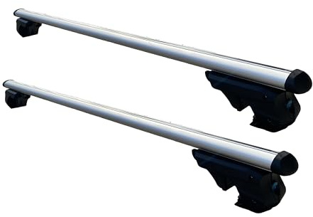 Susy Shop BARRE PORTAPACCHI PORTATUTTO UNIVERSALI AUTO CON 4 SERRATURA ANTIFURTO 135CM O 120CM LS (Modello 135CM)