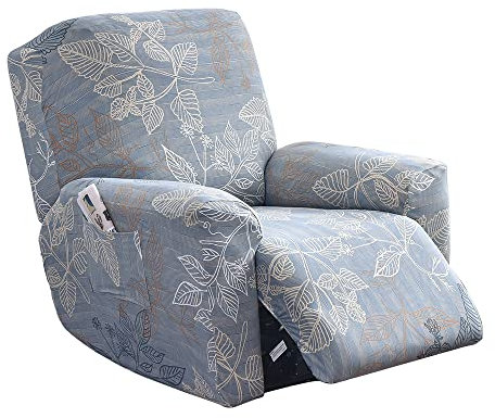 Meigeh Liegebezüge Stretch Sesselschoner relaxsessel Sesselbezüge 4 Stück Liegeschutz Sesselbezug husse für Relaxsessel