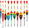 VIPMOON Posen Angeln Set 10 Stück Schwimmer Angeln Forelle 0.6g/0.8g/1.2g/2.5g/3g/4.5g Angelposen Fishing Posen Set
