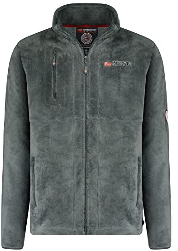 Geographical Norway UPLOAD Veste polaire pour homme Gris foncé Taille L