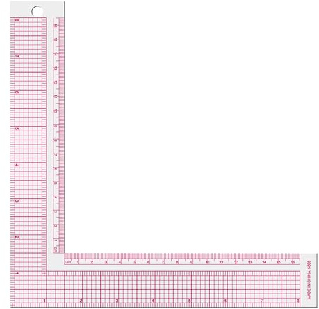 VBSYUYQ L-Square Sewing Ruler 90 Degree for Tailor Craft DIY Measuring