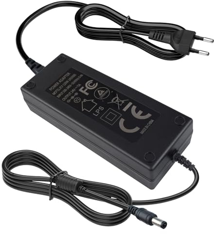 Fuente Alimentacion 24V 5A 120W, AC 100-240V a DC 24V Transformador, Adaptador con Enchufe 5.5 x 2.5 mm Universal para Tiras LED, Cámaras de Seguridad, Monitor LCD