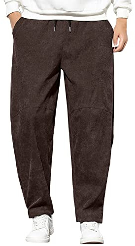 Joggingbyxor säckig herr – fritidsbyxor herr stora storlekar andas sportbyxor avslappnad passform utomhusbyxor snygga trekkingbyxor fritid bekväma sweatpants rak passform löparbyxor