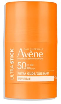 AVÈNE Sonnenpflege - Ultra Glide Stick LSF 50 - Unsichtbarer Schutz für Lippen & Narben - Mit Vitamin E & Glycerin - Extra wasserfest - Klebt nicht - Handliches Format - 45 g