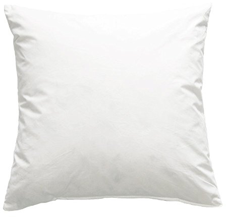 Luxusfeder Sofakissen 50x50 cm Daunen Füllung 500g - Bezug 100% Baumwolle - Daunenkissen - Kissenfüllung - Kisseninlett - Innenkissen - Öko-Tex