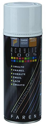 Vernis spray acrylique anti-rouille Art.ANT400 Faren - Gris