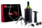 Vacu Vin 68897606 Experience Wine Set - Wine Pump, Wine Pourer, Waiter's Knife, Replacement Stopper, Black