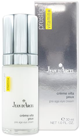 JEAN D'ARCEL PRESTIGE crème vita yeux – Anti-Aging Augencreme gegen Falten & dunkle Augenschatten – Mit Vitamin C, A & E – pre age eye cream – 30 ml