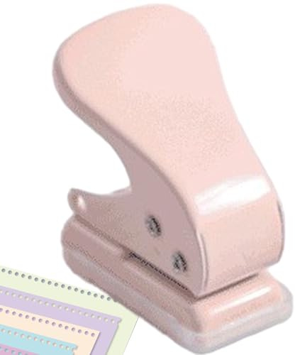 Perforatrice Monotrou,Perforatrice, Perforateur portable 1 trou, Perforateur de papier ergonomique à trou unique, petit perforateur de poche, fournitures scolaires à domicile pour étiquettes et cartes