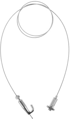 Operitacx Cuerda para Colgar Cuadros Sistema DIY con Gancho Resistente y Cable Metálico para Marcos Pesados Soporte para Pared y Decoración de Arte