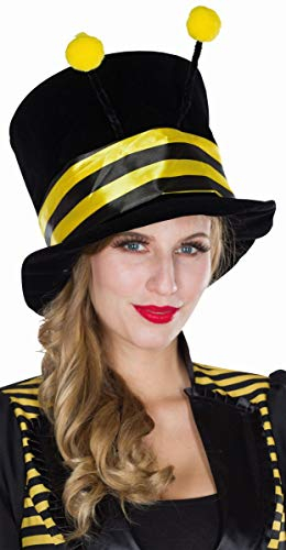 Damen Zylinder Hut Biene OneSize Tier Kostüm-Zubehör Karneval Fasching