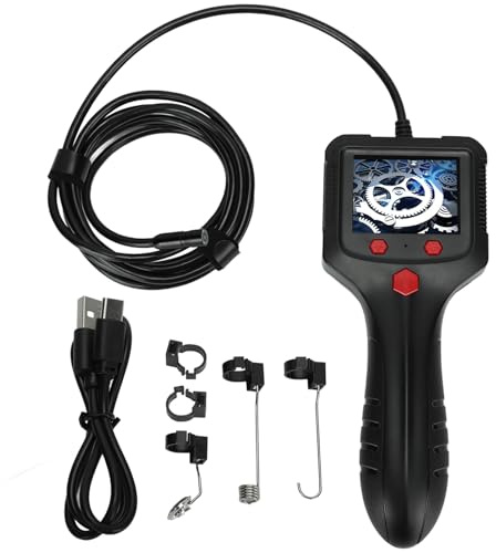 Endoskopkamera , 8 mm diameter HD digital borescope kamera 1920 x 1080P upplösning 6 LED lampor Videoinspelning för pipeline inspektion för kemisk inspektion