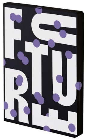 nuuna Wochenkalender A5+ | L Light - 2025 Future Plans | 3 mm Punktraster | 176 Seiten | 120 g Premium-Papier | Leder schwarz | nachhaltig produziert in Deutschland