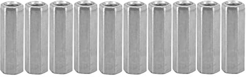 Écrou Hexagonal 10 Pièces M8 Longue Tige écrou Hex Hexagonal Manchon écrou Entretoise Attaches Filetées (M8*40)